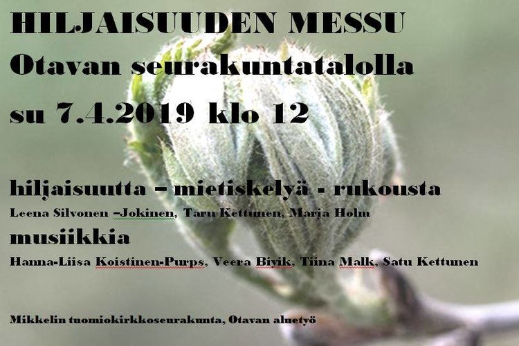 Hiljaisuuden messu Hiljaisuuden messu