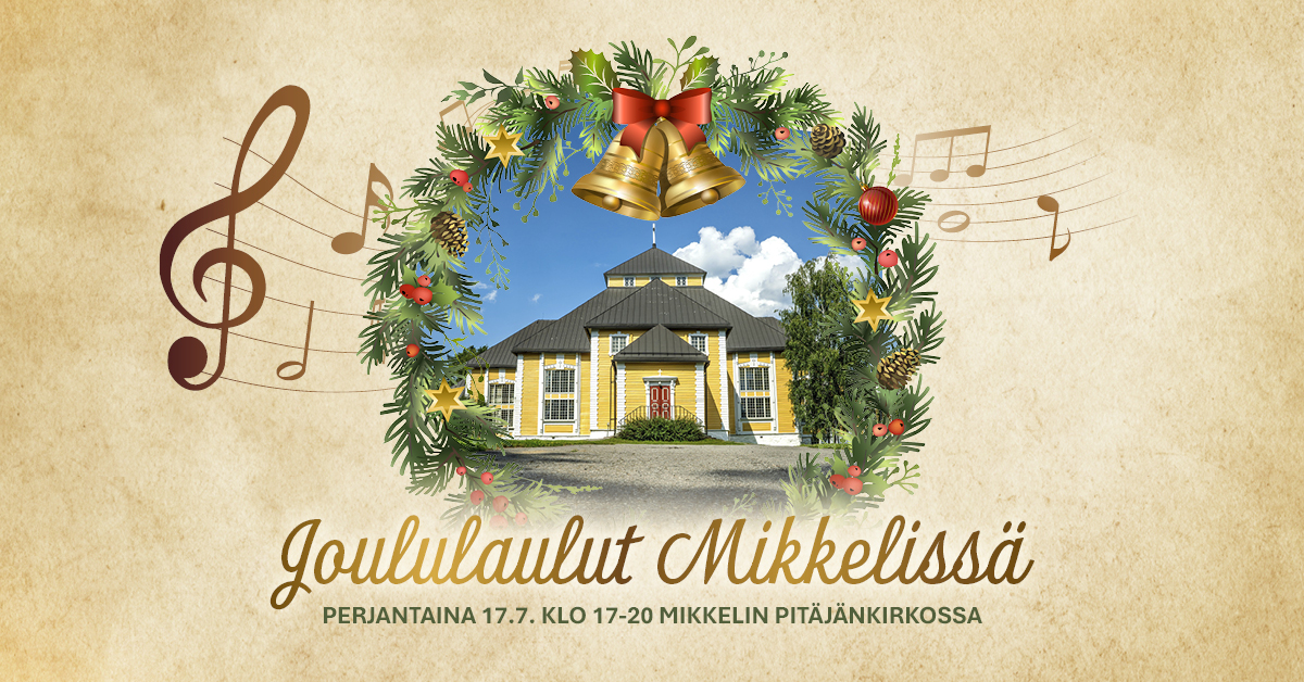 Joululaulutapahtuman mainos, Pitäjän kirkko ja joulun kellot