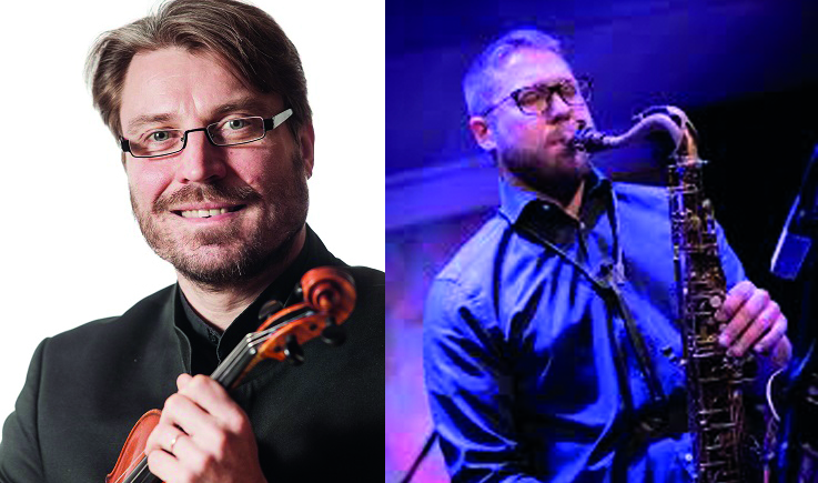 Konsertti Anttolan kirkossa Jyrki Lasonpalo ja Kasper Haikonen.